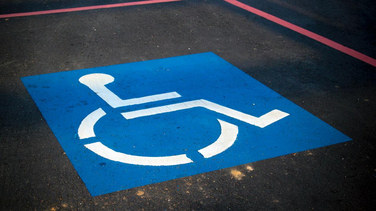 blue accessibility symbol
