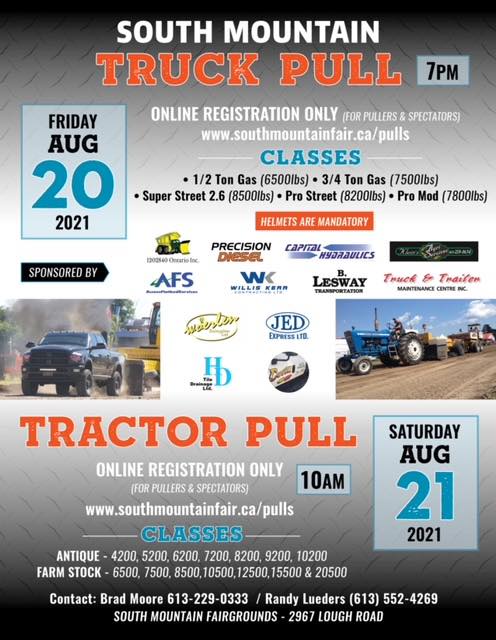 South Mountain Fair Truck Pull Poster