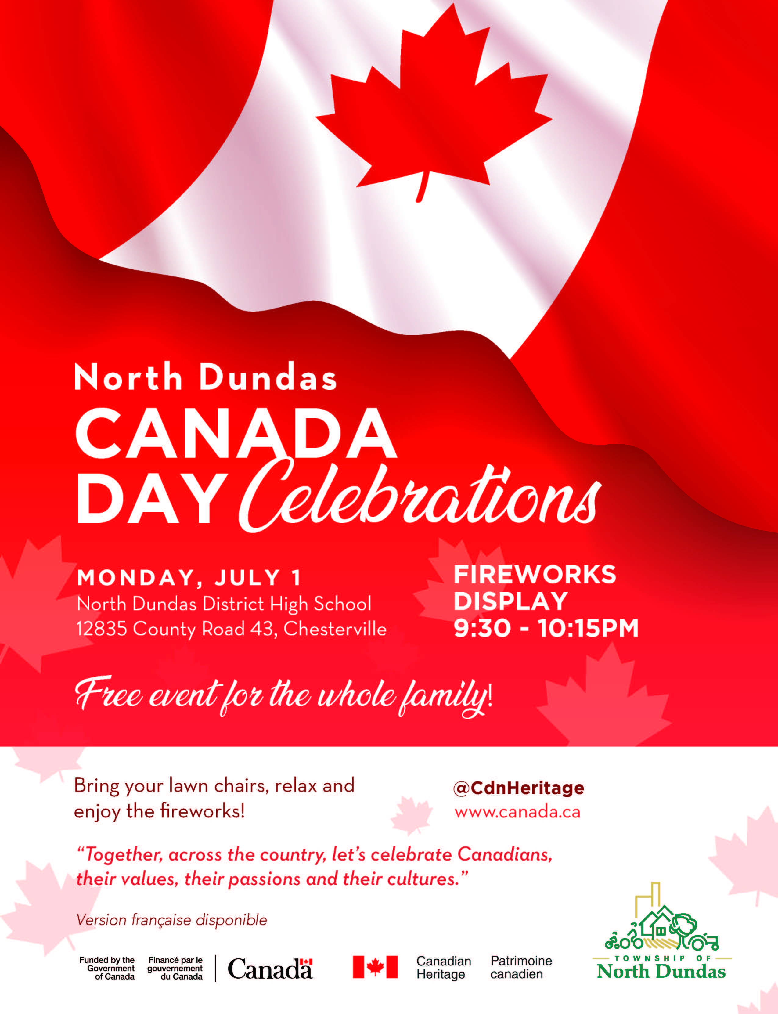 Canada Day North Dundas Poster