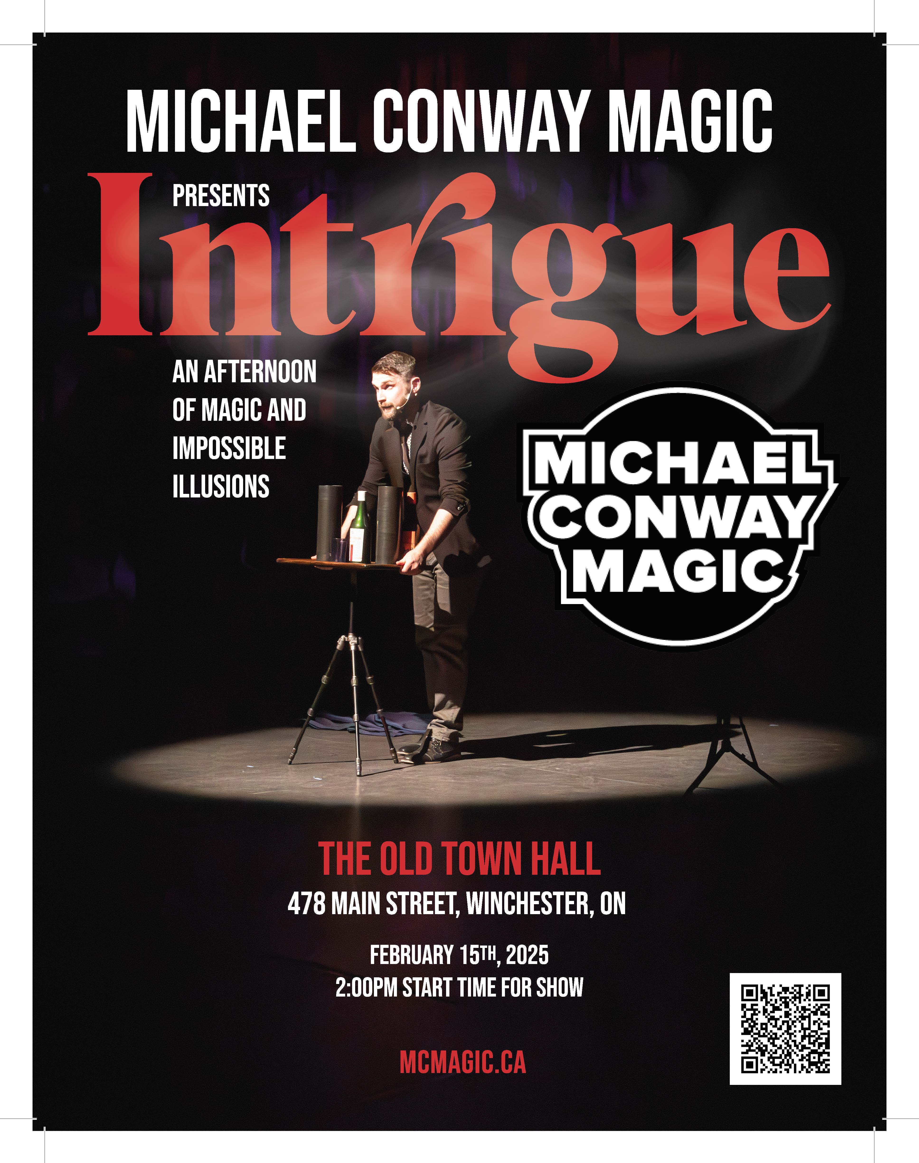 Michael Conway Intrigue Poster 