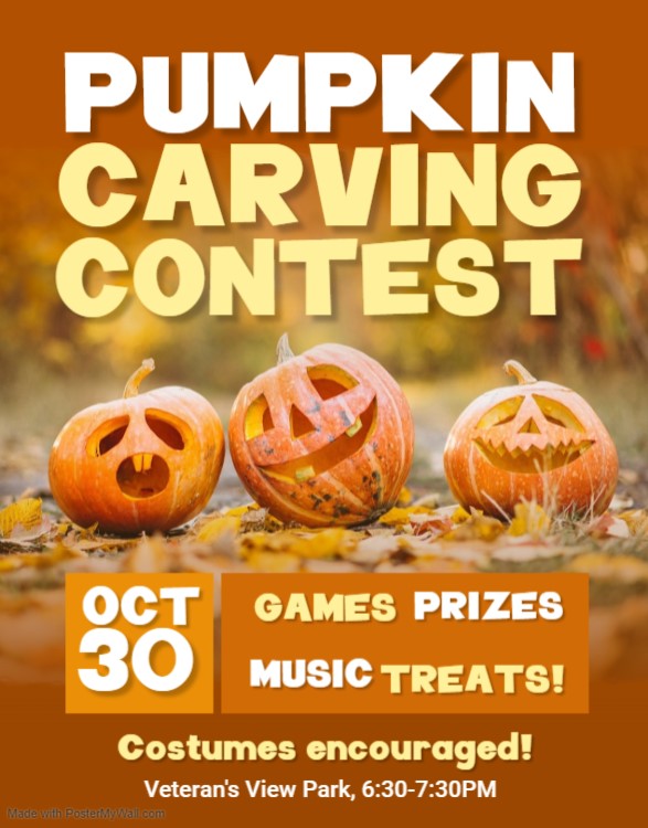 Morewood RA 2024 Pumpkin Carving Contest English Poster