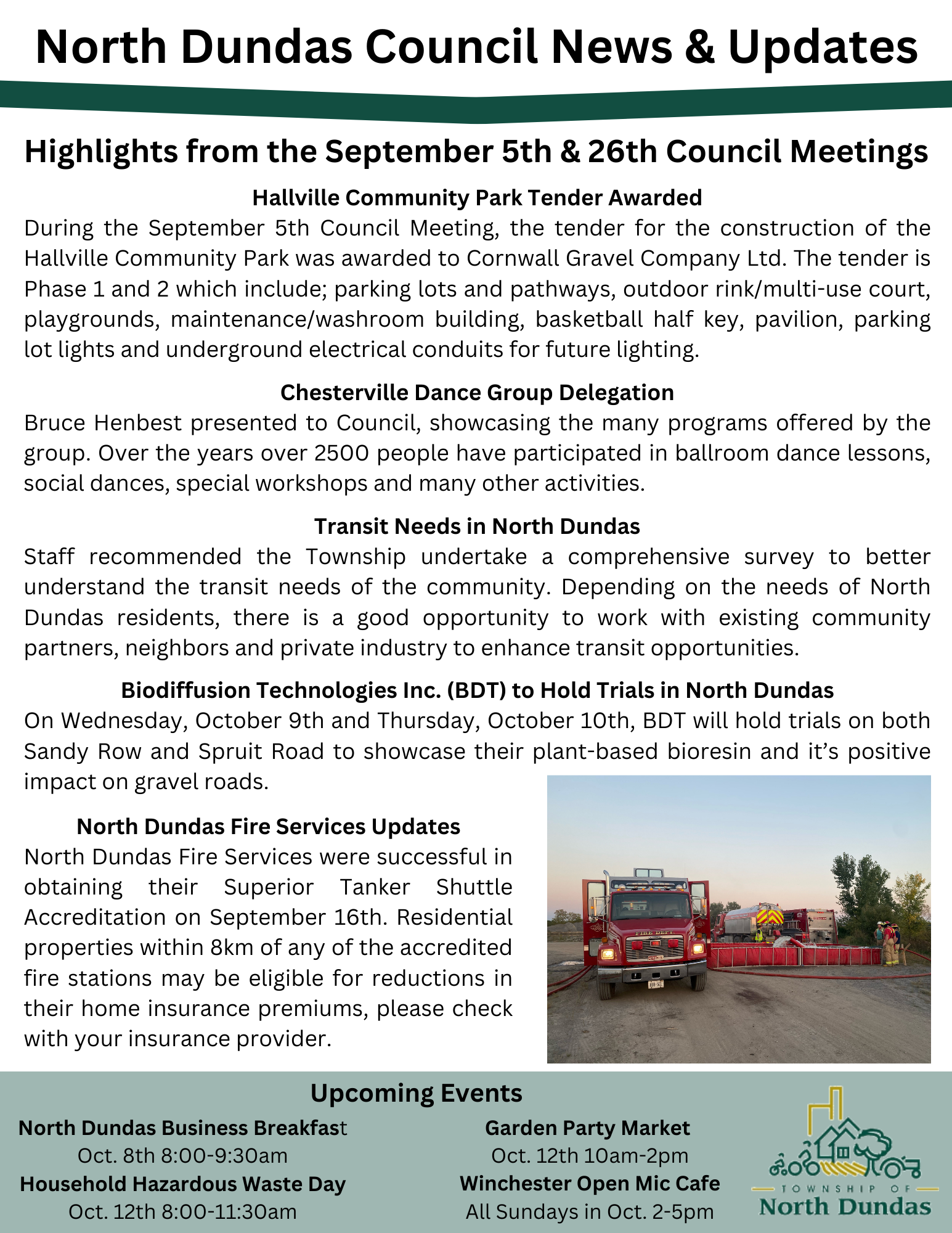 Council Updates September 2024 Meetings