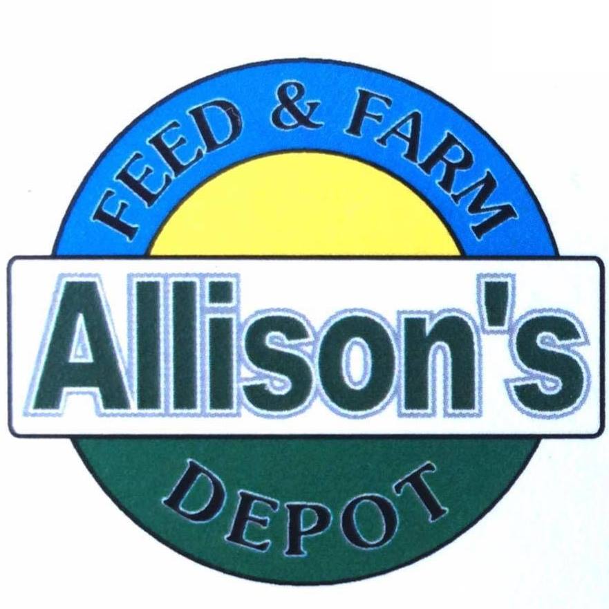 Blue and green Allison Feed circle logo