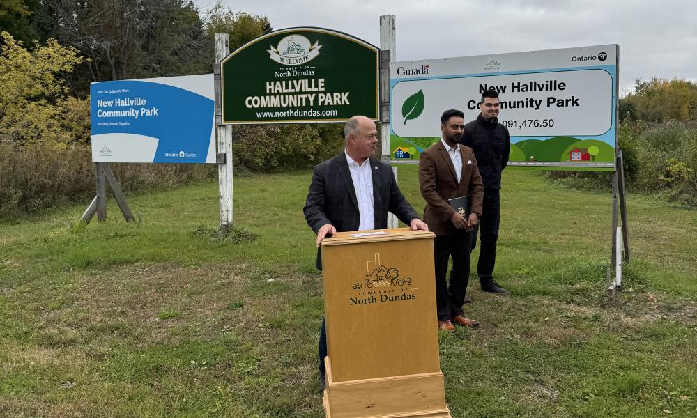 Hallville Community Park Groundbreaking Image 