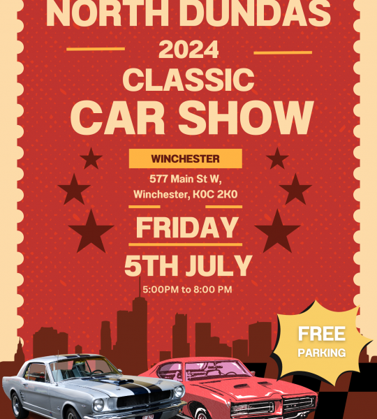 North Dundas Car Show Poster - Winchester