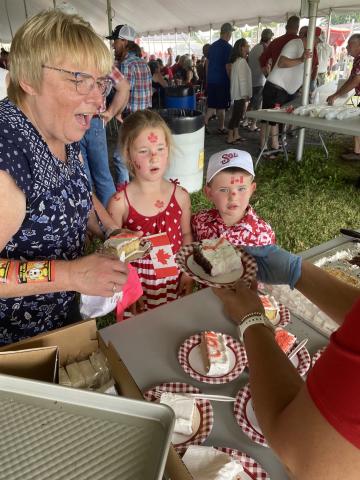 Canada Day Cake Time