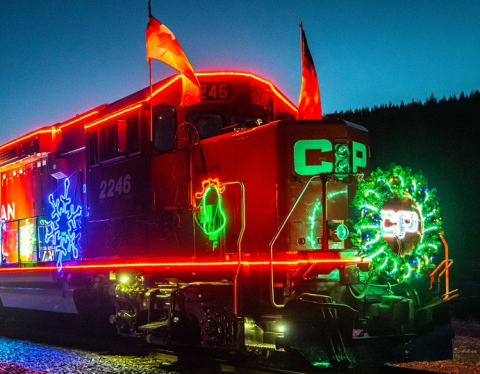 CP Holiday Train on Track