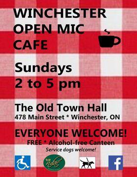 Winchester Open Mic Cafe Poster 