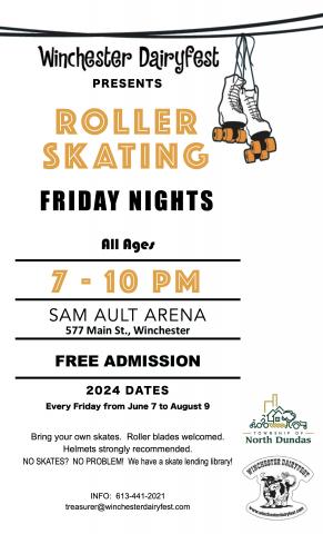 Roller Skating Poster 2024