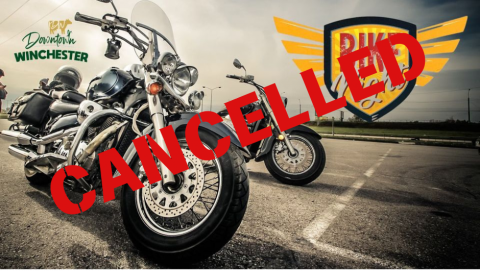 Bike Nights Poster Cancelled