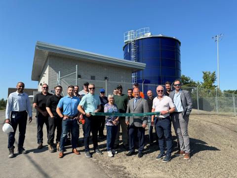 Ribbon Cutting Chesterville Water Treatment Facility 