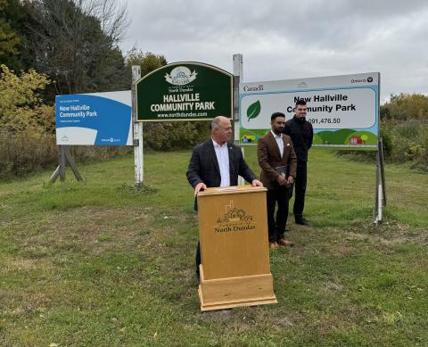 Hallville Community Park Groundbreaking Image 