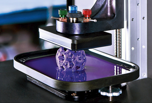 purple 3D printing machine